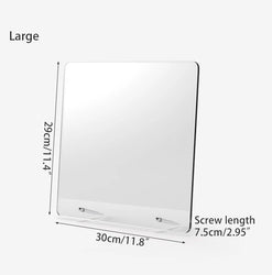 Desktop message board Acrylic transparent notepad Office memo board can be written home memo board magnetic desktop board