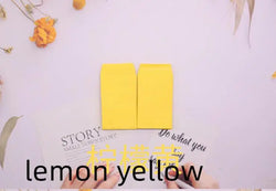 20pc Small 6x9cm Gule Stick Paper Letter Pocket Envelops for Cash Coin Mini Paper Envelopes Bag Small Business Supplies Red