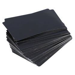 100pcs Multi-color Metal Aluminum Sheet Laser Marking Debugging Engraving Debugging Material Color Aluminums Business Card