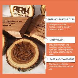 Wood Burning Pen 3 Pieces Wood Markers Wood Burning Tool Wood Burning Kit Wood Stain Markers For Christmas New Year Family
