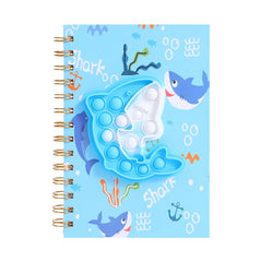 A popular animal food and starry sky Instagram diary, cute notebook planner, 200 page thick version