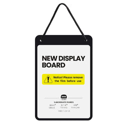 Placards lit. hang up a plate Event Listing Advertising and promotional display boards Warehouse signage Hanging alert signs