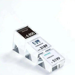 Sign Holder Price Name Card Tag Label Counter Top Number Price Tag Price Display Stand Case