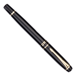 Metal Hero 1501 Fountain Pen iridium F 0.5mm nibs black Rotary ink suction for writing Business office school supplies Gifts pen