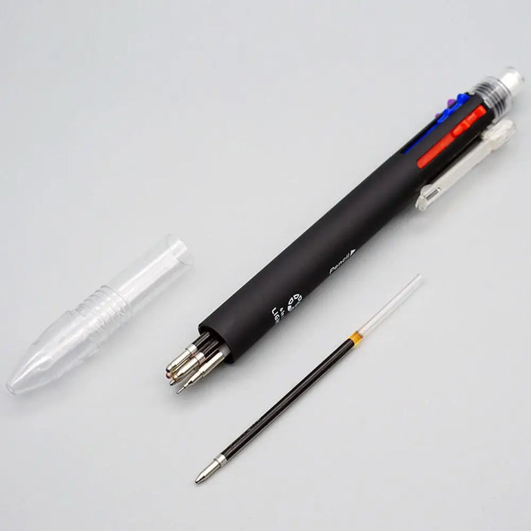 6 In 1 Multicolor Ballpoint Pen 5 Colors Ball Pen Creative Multicolor Ballpoint Pen 1 Automatic Pencil With Eraser for School