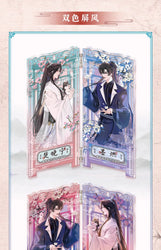 The Husky and His White Cat Shizun Official Merch Chu Wanning Birthday Set. Mo Ran Erha Manhua Standee, Shikishi