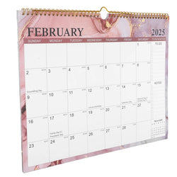 Monthly Planner Wall Calendar Household Hanging Desk Monthly Calendars Office Planner Clear Printed Paper Family Schedule Home