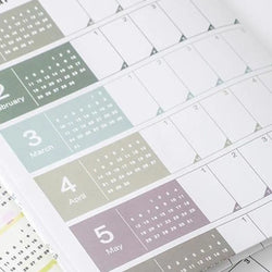 2025 Calendar Planner Sheet Large Wall Calendar To Do List Yearly Planner Target List Schedule Organizer Office Supplies