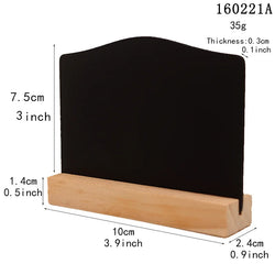 Wooden Double-sided Small Chalkboard Ornaments Home Decoration Hotel Bar Writing Board Double-sided Chalkboard Message Board CRA