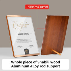 A4 21x29.7cm Honor Certificate Acrylic Sign Holder Display Stand Tabletop Menu Paper Holder Product Name Price Card Poster Frame