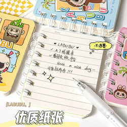 A7 Cartoon Capybara Coil Notebook Kawaii Learning Coil Book Cute Study Pocket Notepad Small Notebook School Stationery 
﻿ 
﻿
