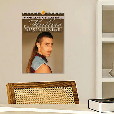 2025 Calendar Mullets Hair Stylist Journal Mullets Calendar Funny 2025 World's Greatest Mullets Calendar Journal Calendars For