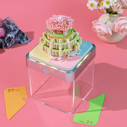 Castl Desk Calendar 2025 Tear-Away 3D Calendar Memo Pad Creative Desk Calendar DIY Notes Notepad 3D Art Calendar Paper