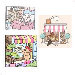 50Sheets/book Bobbie Good Coloring Book Educational Doodle Books For Adults Teens Students Stationery Children's Gifts Random
