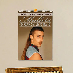 2025 Calendar Mullets Hair Stylist Journal Mullets Calendar Funny 2025 World's Greatest Mullets Calendar Journal Calendars For