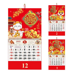 Year Of The Snake Wall Calendar 2025 New Year Wall Planner Calendar Traditional Chinese 2025 Lunar New Year Calendar