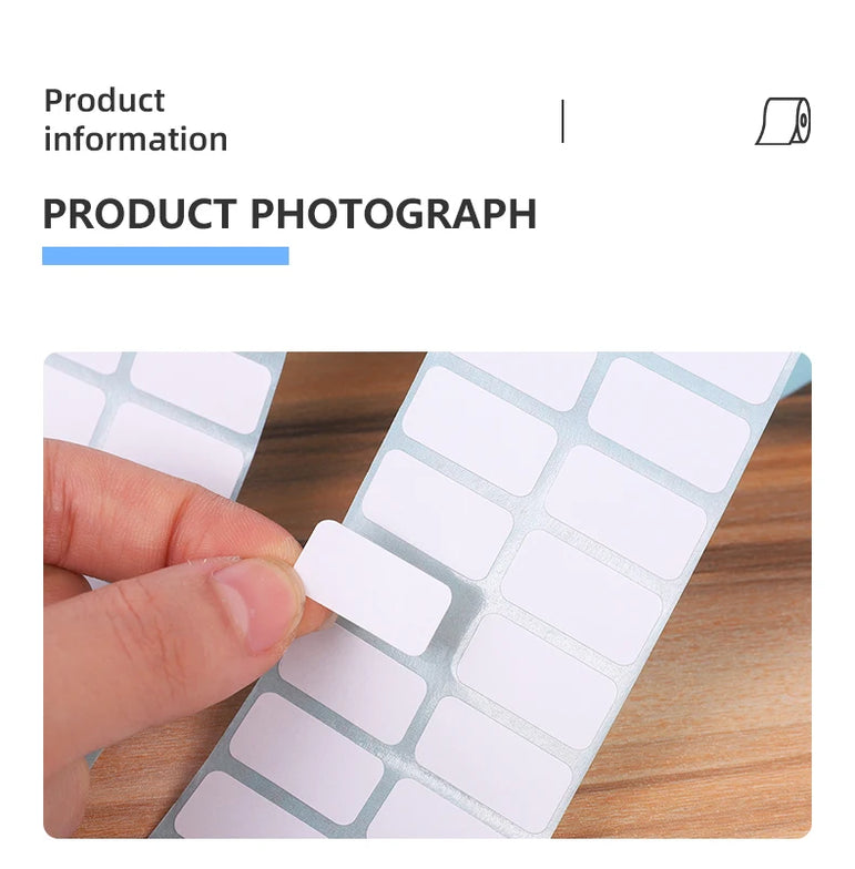80X50 Adhesive Thermal Label Sticker Paper Waterproof Supermarket Price Blank Label Direct Print Office Print Supplies