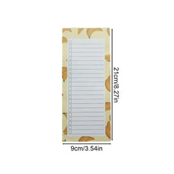 50 Sheets Magnetic Fridge Notepads To-Do List Pad Memo Pad for Grocery Shopping Memos Mini To-do-list Note Paper Pad Reminders