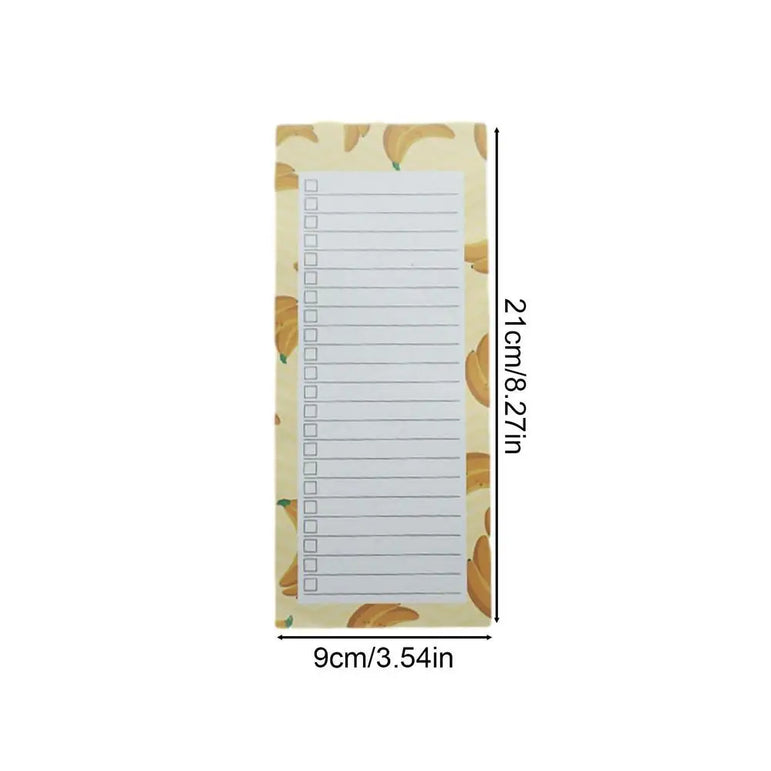 50 Sheets Magnetic Fridge Notepads To-Do List Pad Memo Pad for Grocery Shopping Memos Mini To-do-list Note Paper Pad Reminders