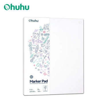 Ohuhu Double Sided Marker Pads Art Sketchbook Bleedproof Glue-Bound Sketching Book for Alcohol Markers Drawing Notebook School