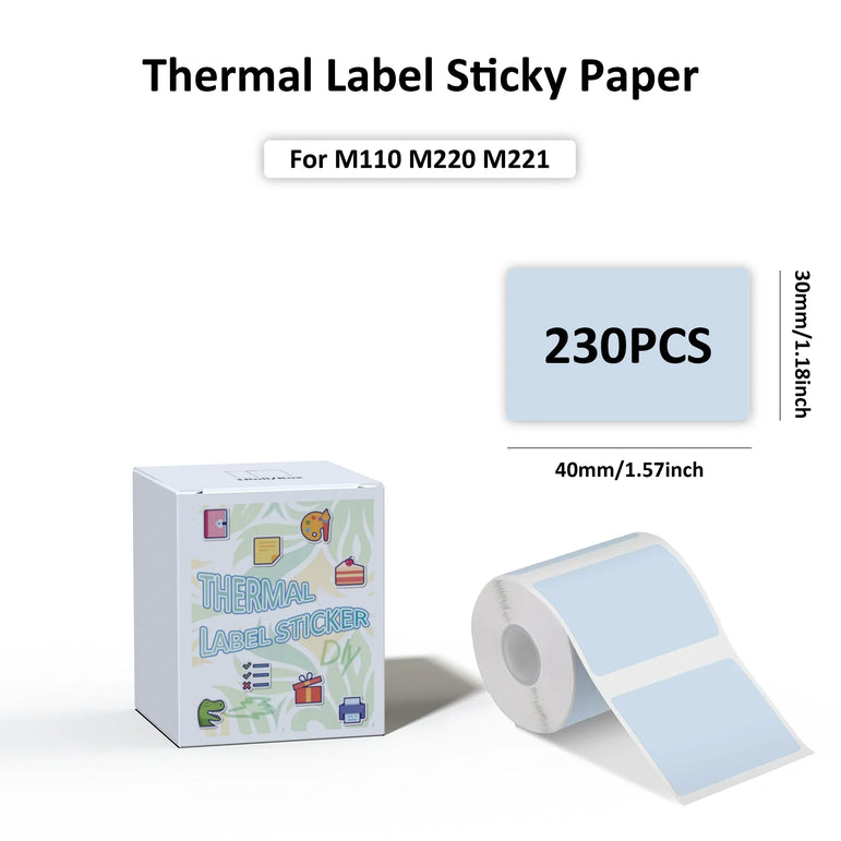 M110 Paper Compatible With M110/M120/M220/M221 Label Maker Printer Thermal paper Label Maker Paper M110 Label For Small Business