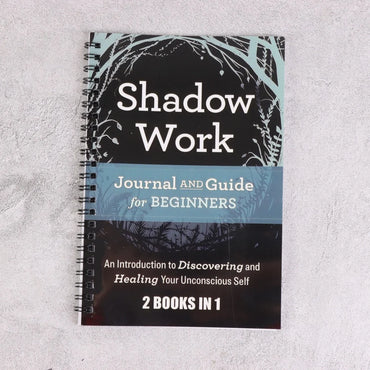 Self-help personal growth notebook: a daily writing guide to integrating and transcending the shadow, spiral bound soft cover