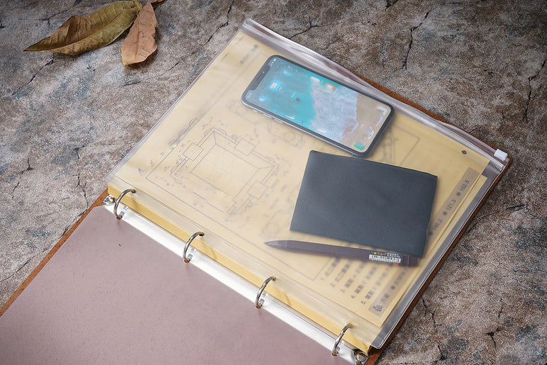 First-layer Cowhide Notebook A4 Enlarged Notebook Crazy Horse Leather Binder Thickened Sketchbook Retro Notepad Gift Notebook