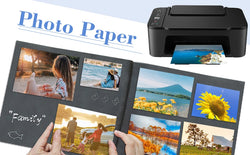 A3 Photo Paper, Waterproof Glossy for Photo Paper，Waterproof Embossed Card Paper Inkjet Photo Paper
