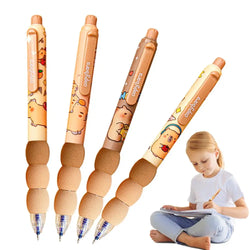 4pcs Cartoon Capybara Gel Pen Set Retractable Erasable Pens 0.5mm Blue Ink Smooth Writing School Pen Office School Supplies