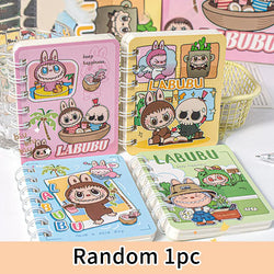 A7 Cartoon Capybara Coil Notebook Kawaii Learning Coil Book Cute Study Pocket Notepad Small Notebook School Stationery 
﻿ 
﻿