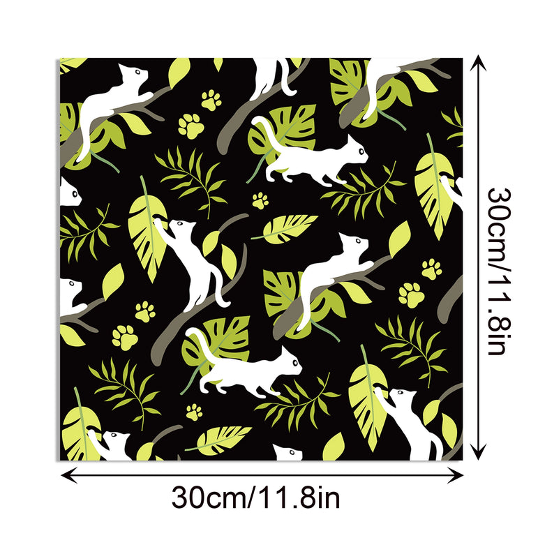 24pcs 30*30cm lovely Cat Scrapbook Craft Paper DIY Craft Paper Art Background Paper Origami Card Making Photo Album Decoration