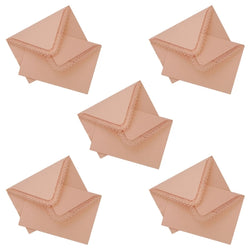 10x Lace Paper Envelopes Gift Small Invitation Envelopes for Thanksgiving Greeting Cards Party Invitations