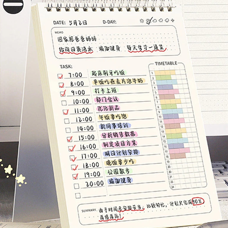 Daily Planner List Tasks Mportant Time Management And Meal Plan Efficiently Organize And Prioritize Boost Your Productivity