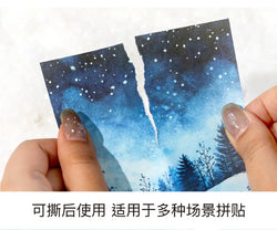 30pcs/lot Memo Pads Material Paper Field Diary Junk Journal Scrapbooking paper Cards Background Decoration stationery