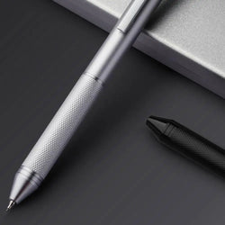 4 In 1 Multifunction Gel Pens Gravity Sensor Metal Retractable Ballpoint Pen 3 Color 0.7mm Ballpoint+0.5mm Mechanical Pencil