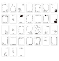 Journal GO 372 sheets 2025 Mini Calendar Note Portable Memo Calendar Student Stationery Delicate Calendar School Office Supplies