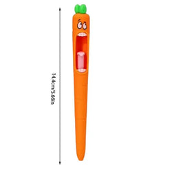 Carrot Gel Pen 4x Funny Screaming Carrot Journaling Writing Pen Creative School Drawing Tool Study Stationery Supplies For