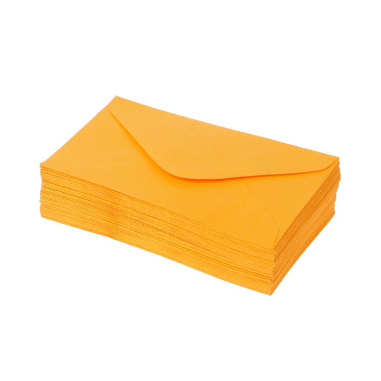 50 Sheets Colorful Envelopes Set for A6 Papers Wedding Invitation Letter Stationery Paper Bag Wedding Gift Paper Bag
