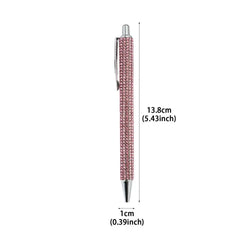 Rhinestone Ballpoint Pen Fancy Sparkly Crystal Pens Retractable Bling Ballpoint Pen Cute For Women Writing Drawing Journaling