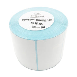 80X50 Adhesive Thermal Label Sticker Paper Waterproof Supermarket Price Blank Label Direct Print Office Print Supplies