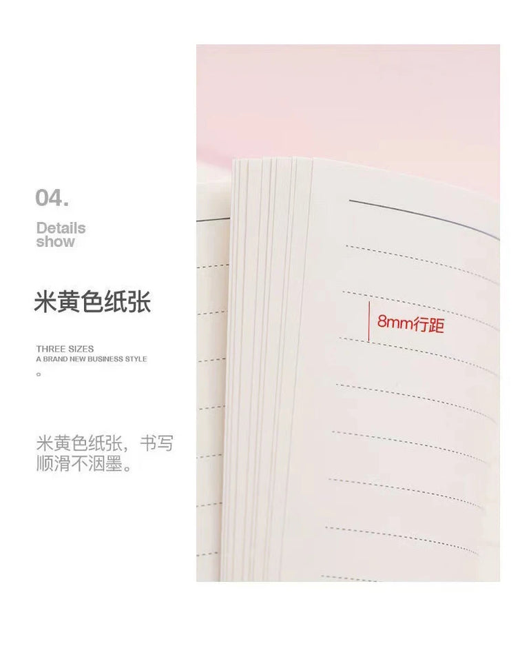 Demon Slayer Kawaii Notebook Kamado Nezuko Handbook Flipchart School Supplies Office Pu Material Children's Day Birthday Gift
