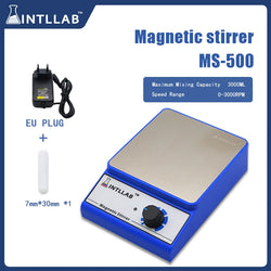 US Plug 3000ml Capacity Magnetic Stirrer With 316 Stainless Steel, Lightweight and Compact, with an Extraordinary Rotation Speed
