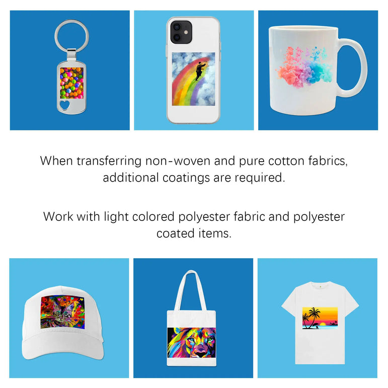 HTVRONT 150 Sheets 8.5x14 inches Inkjet Sublimation Paper Heat Transfer Paper for Inkjet Printer T-shirt Clothes Printing 120g