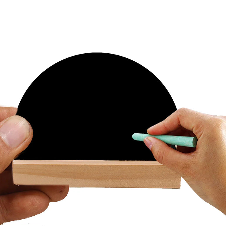 Wooden Double-sided Small Chalkboard Ornaments Home Decoration Hotel Bar Writing Board Double-sided Chalkboard Message Board CRA