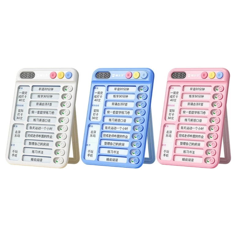 J0PB Portable Chores Chart for Kid, To Do List Checklist Task Board for Daily Plan