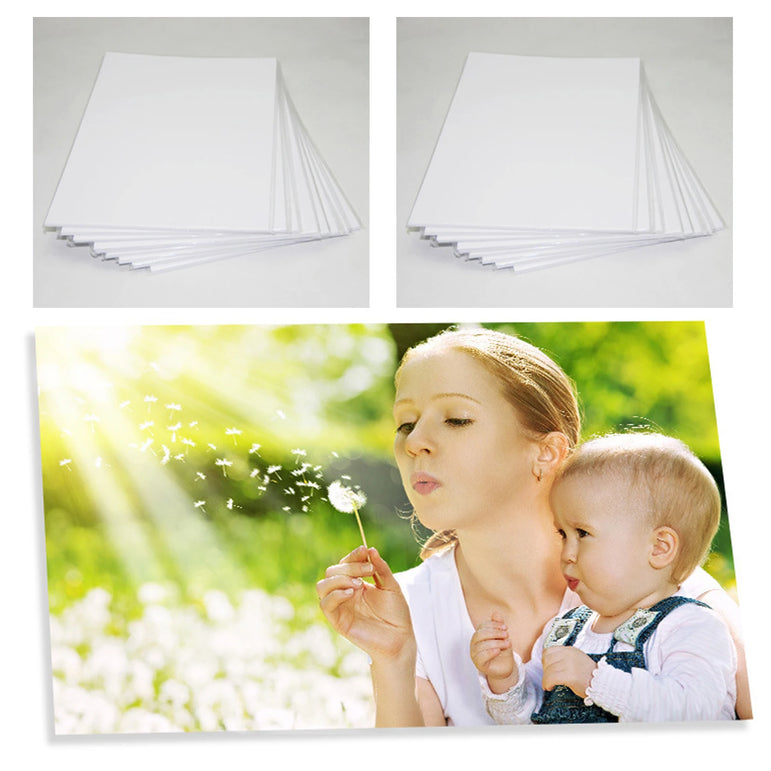 10 Sheets Photo Paper 5R/ A4 180g Glossy Photographic Paper Album Photo Journal Scrapbook/Memory Book Photo Decoration Supplies