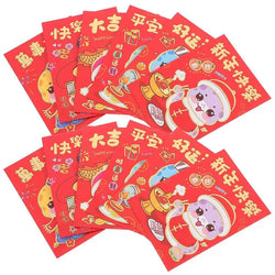 36 Pcs Cartoon Snake Envelope Paper Red Packets Chinese New Year Supply Creative Red Packet Spring Festival Present Lucky Money
