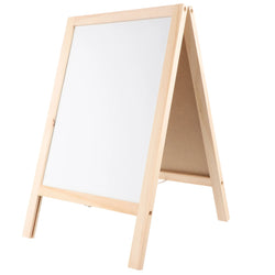 1 Set Of Double Sided Wooden Blackboard Chalk Board Children Whiteboard Writing Board Freestanding Chalk Board For Kids