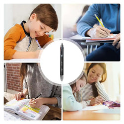 6 In 1 Multicolor Ballpoint Pen 5 Colors Ball Pen Creative Multicolor Ballpoint Pen 1 Automatic Pencil With Eraser for School