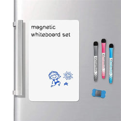 A4/A3 Magnetic Whiteboard Dry Erase White Board Markers Office Home Erasable Flexible Refrigerator Magnet Memo Message Board